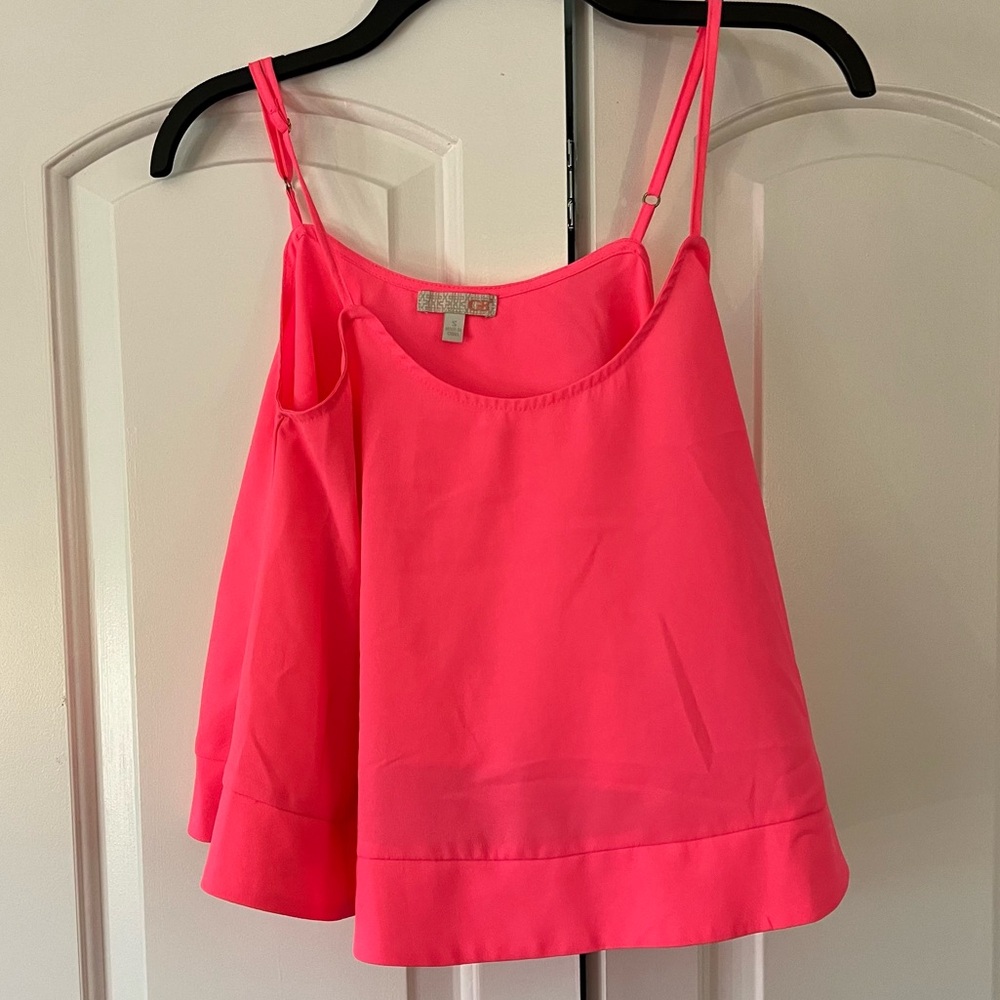 Gianni Bini Neon Pink Camisole Top size Small